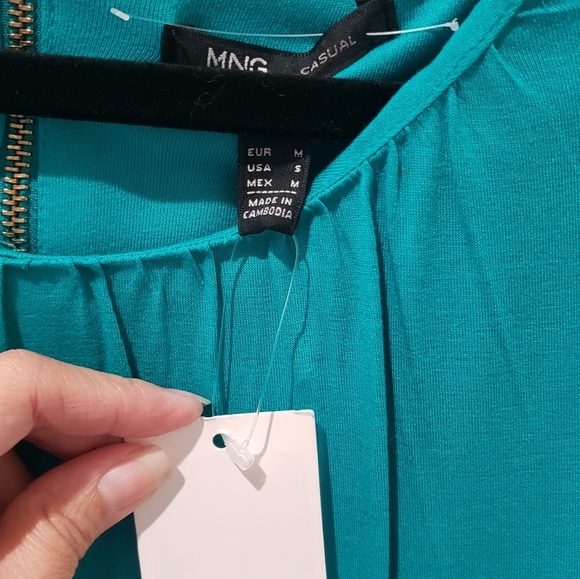 Mango color block dress. Size small NWT - Picture 3 of 7